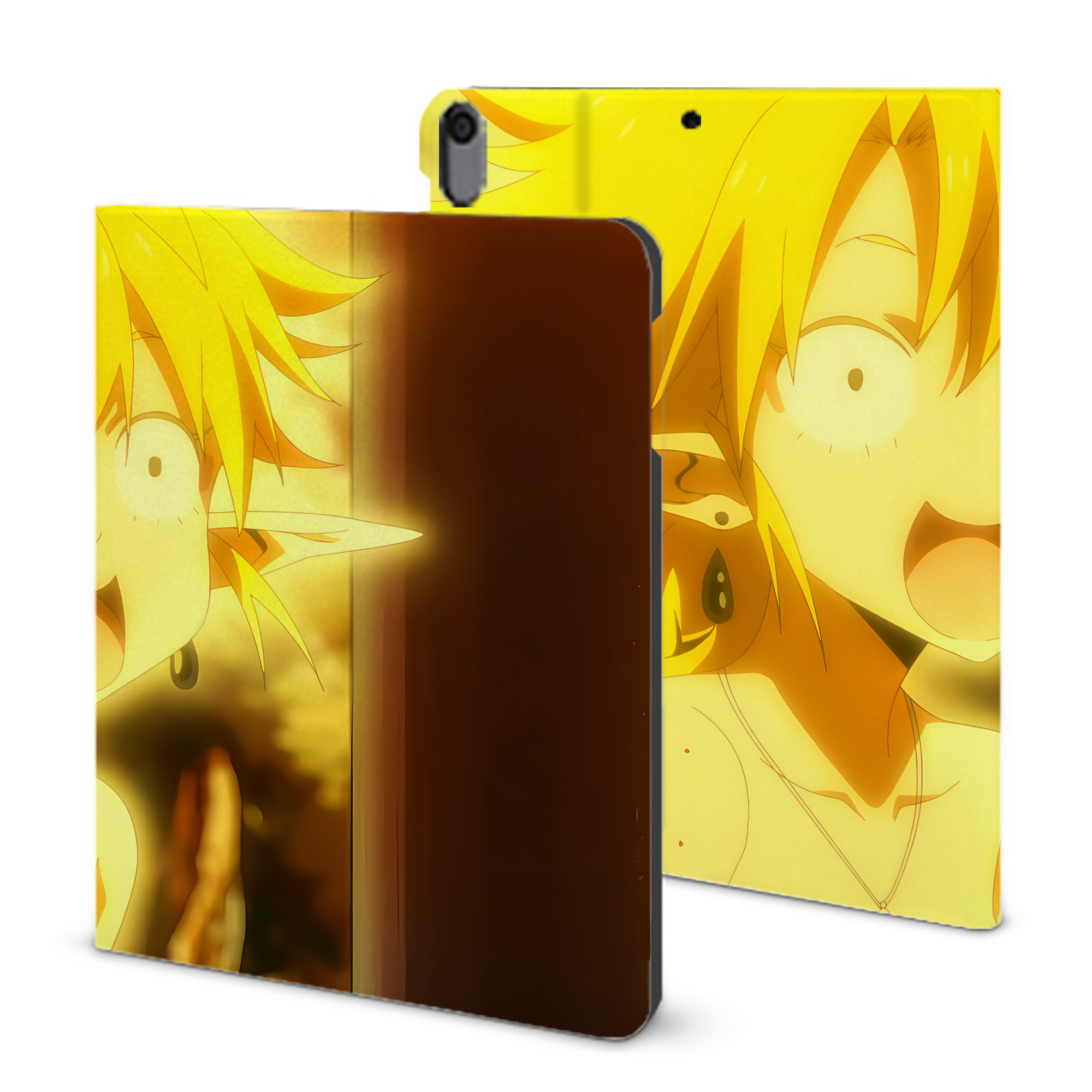 （画像用） 転スラ Regarding Reincarnated to Slime IPad ケース ブック型 PUレザー TPU 耐衝撃 軽量 薄型 ペン収納なし 全面保護 IPad 各モデル対応